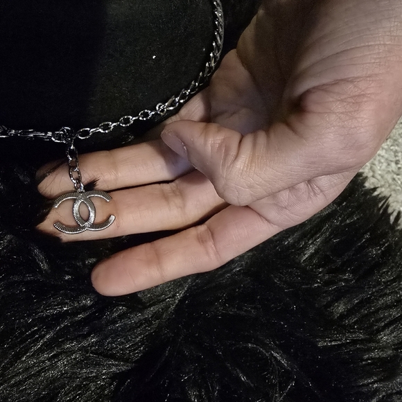 Chanel 18kgp Gold and Silver Chain Necklace - Picture 6 of 7